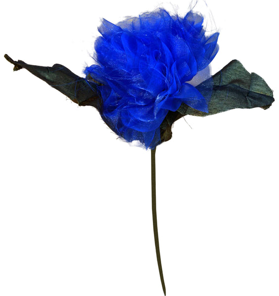 Blue Organza Roses