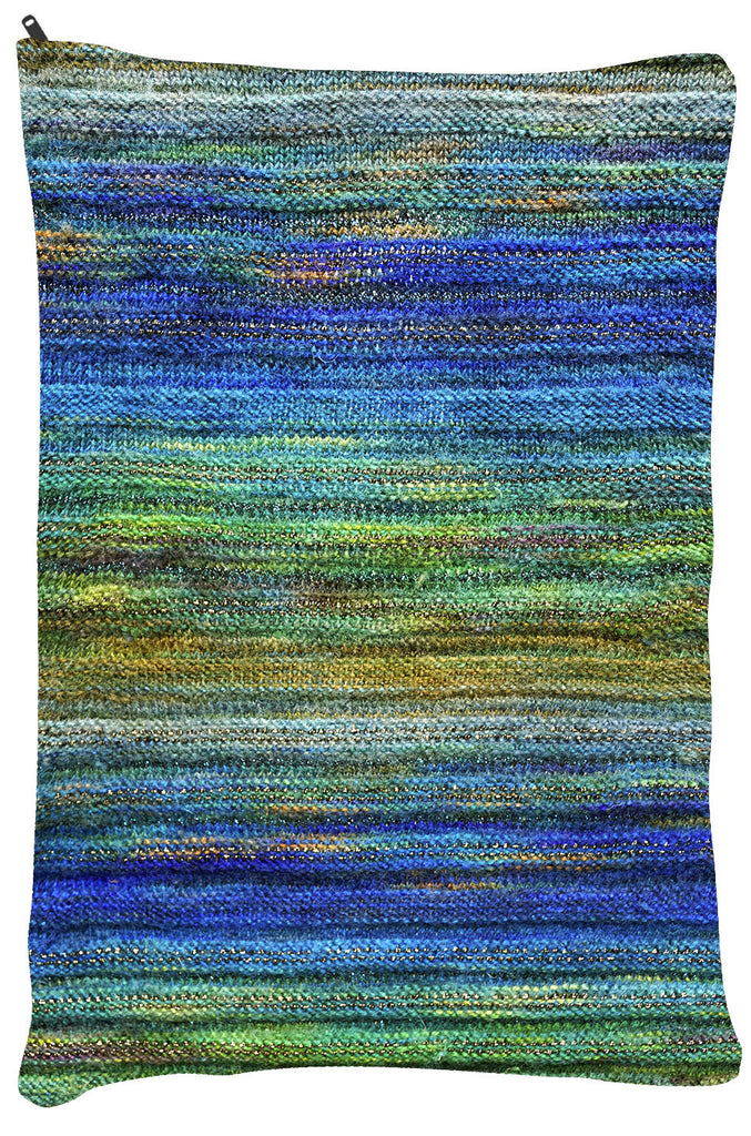 Blue Swirl OUTDOOR Dog Bed - Dog Beds - Small 18" x 28" -  Karen Tiede Studio - 3