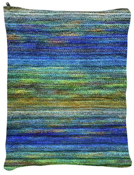 Blue Swirl OUTDOOR Dog Bed - Dog Beds - Medium 30" x 40" -  Karen Tiede Studio - 2
